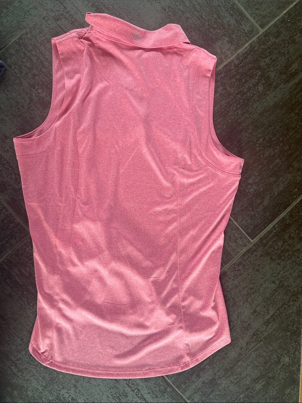 Callaway Girls' Navy Performance Tee & Pink Sleeveless Polo Set - Picture 7 of 7